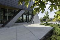 Concrete Office Building in Toronto: Daytime View