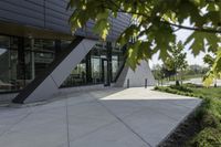 Concrete Office Building in Toronto: Daytime View