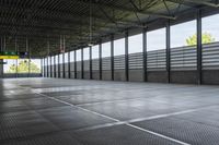 Concrete Parking Deck with Metal Roof Shade 002