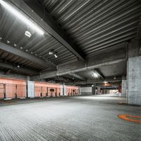 Concrete Parking Garage in the Daytime