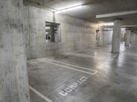 Concrete Parking Lot in Los Angeles, California