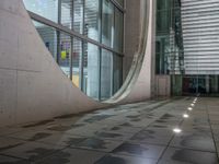 Concrete Road Under Artificial Light in Berlin