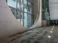 Concrete Road Under Artificial Light in Berlin