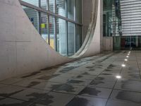 Concrete Road Under Artificial Light in Berlin