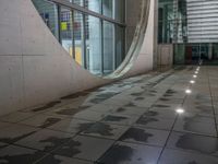 Concrete Road Under Artificial Light in Berlin