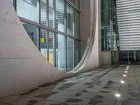 Concrete Road Under Artificial Light in Berlin