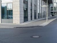 Concrete Road and Asphalt in Berlin City