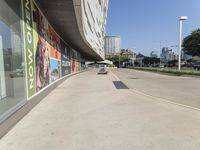 Concrete Road and Asphalt in Downtown