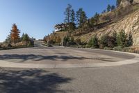 Concrete Road in British Columbia Okanagan Valley