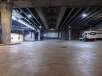 Concrete Road View: Industrial Area in USA