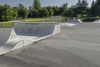 Concrete Road in Toronto, Ontario, Canada