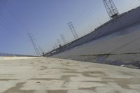 Concrete Street by the Los Angeles River: A Hub of Infrastructure