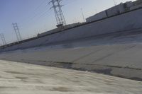 Concrete Street by the Los Angeles River: A Hub of Infrastructure