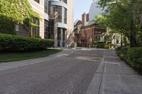 Concrete Street in a Toronto Neighbourhood