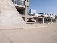 Concrete Urban Architecture in Los Angeles, USA