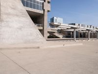 Concrete Urban Architecture in Los Angeles, USA