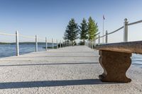 Concrete Walkway on the Coast of Lake Ontario, Toronto 003