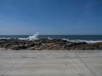 Concrete Wall in Porto: Europe's Coastal Line