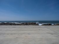 Concrete Wall in Porto: Europe's Coastal Line