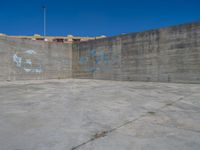 Concrete Wall in Porto, Portugal's Coastal Line