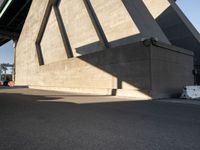 Concrete Walls under Clear Los Angeles Skies