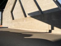 Concrete Walls under Clear Los Angeles Skies