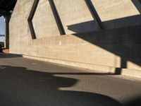 Concrete Walls under Clear Los Angeles Skies