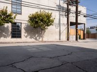Concrete Walls in Urban Los Angeles