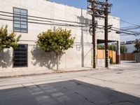 Concrete Walls in Urban Los Angeles