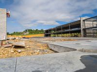 Construction Site: Dirt Area with Gravel