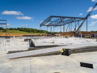 construction work in progress at the new library building under construction in tennessee, usa, july 19, 2012