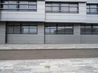 Contemporary Buildings and Grey Asphalt Roads
