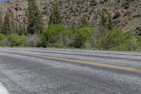 Road through Forests and Mountains in Crested Butte