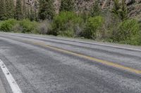 Road through Forests and Mountains in Crested Butte