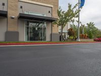 the parking lot of an office has no sidewalks to walk in, so no traffic