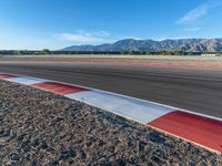 Curve of the Race Track in the USA