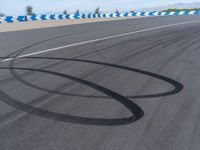 Curve on USA Race Track