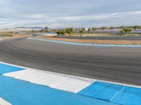 Curve on USA Race Track