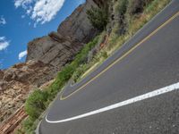 Curved Road in Utah, USA