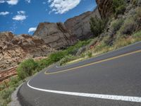 Curved Road in Utah, USA