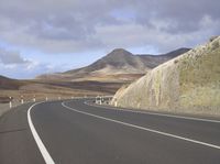 Curvy Road in Fuerteventura, Europe