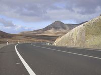 Curvy Road in Fuerteventura, Europe