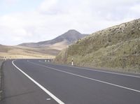 Curvy Road in Fuerteventura, Europe