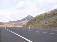 Curvy Road in Fuerteventura, Europe