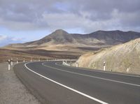 Curvy Road in Fuerteventura, Europe