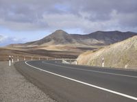 Curvy Road in Fuerteventura, Europe