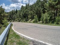 A Curvy Road in the Pyrenees, Spain