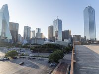 Dallas Cityscape: An Aerial View of the Metropolitan Area