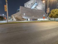 Dallas Cityscape with Illuminated Street Lights 003