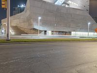 Dallas Cityscape at Night with Artificial Light